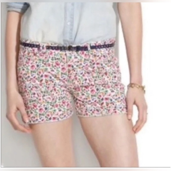 MADEWELL Colorful Floral Short Shorts Size 28 - Picture 2 of 13